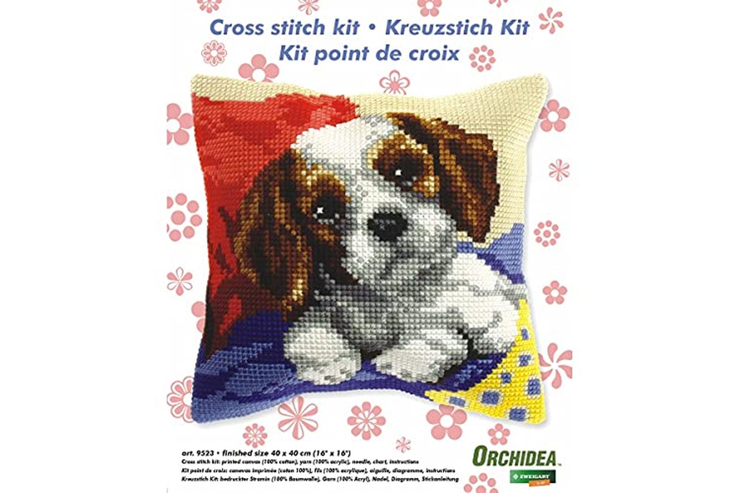 Orchidea Gro-orc.9523 - Cushion Doggy - Cross Stitch Kit Cus-2