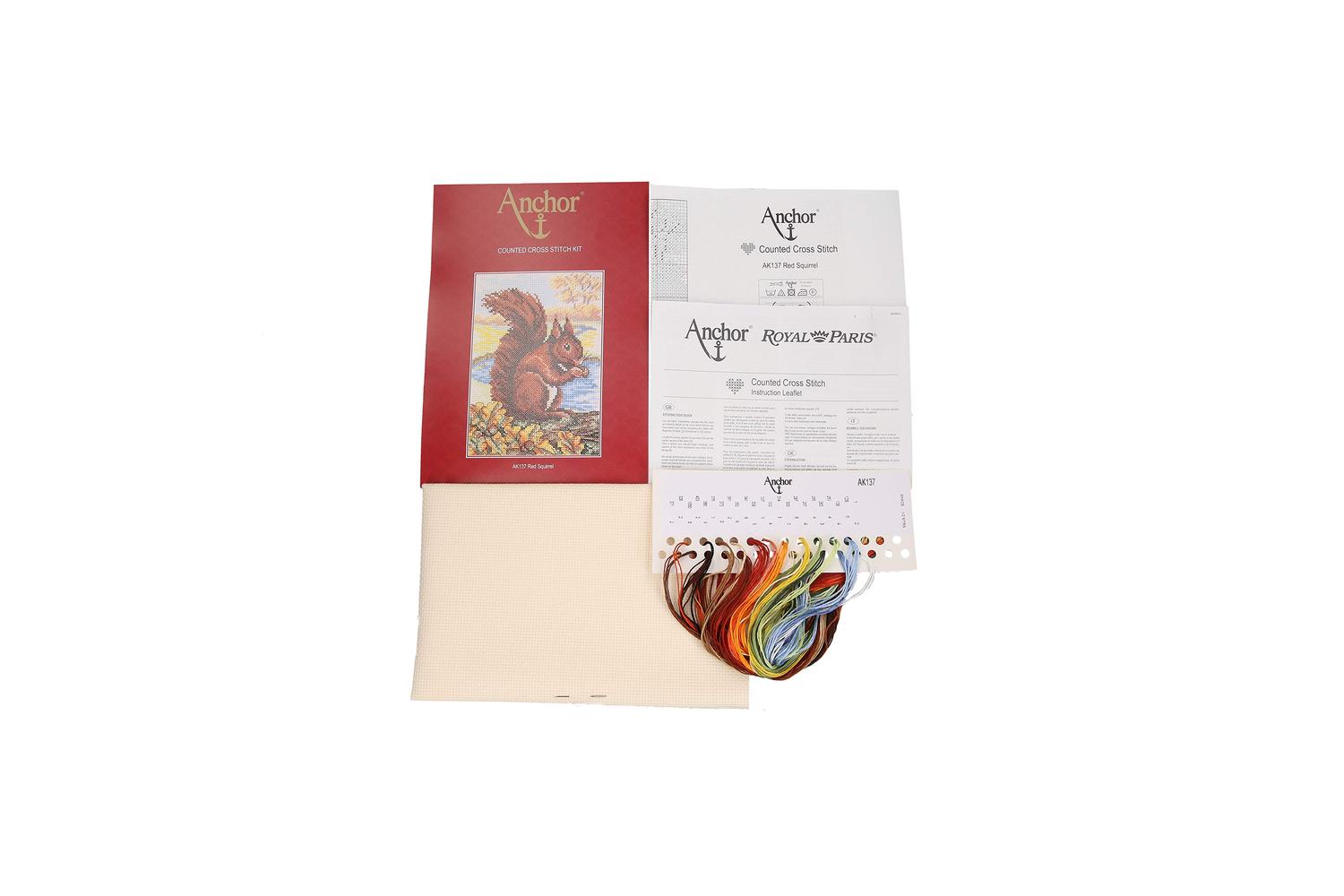 Anchor Gro-ak137 - Red Squirrel - Counted Cross Stitch Kit E-4