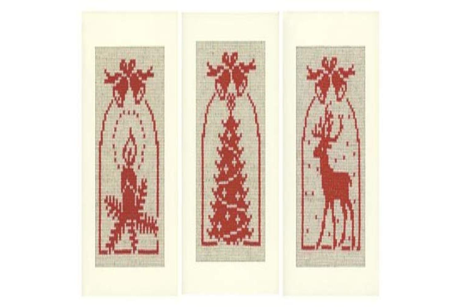 Vervaco Gro-pn-0021444 - Cards Pk3 Xmas Symbols - Counted Cr-3