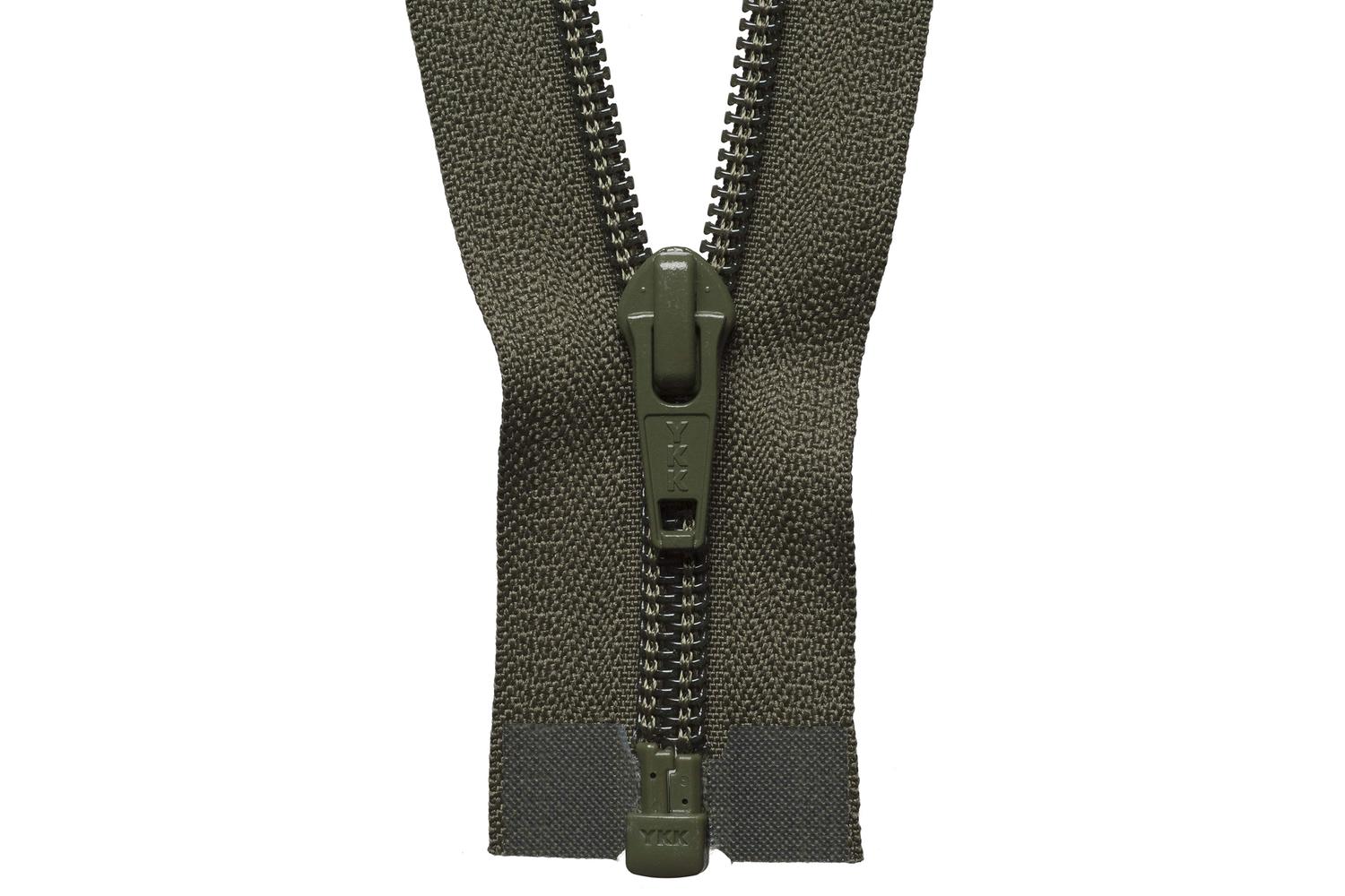 Ykk Gro-y251\566 - Nylon Oe Zip 51cm - Nylon Open End Zip 51