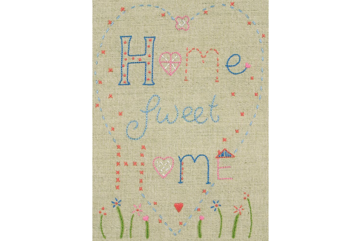 Anchor Gro-pe705 - Home Sweet Home - Embroidery Kit Starter-2