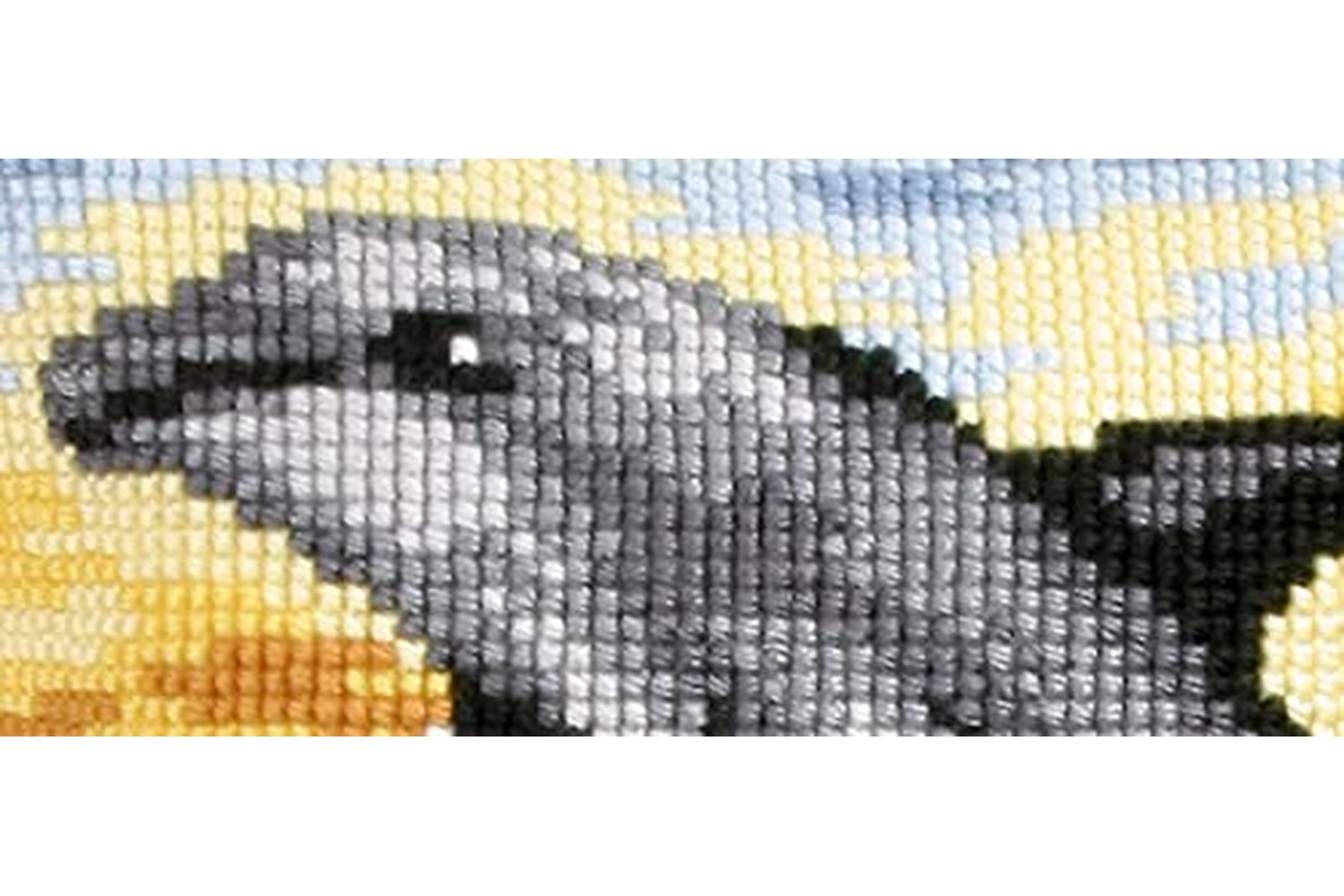 Orchidea Gro-orc.9065 - Cushion Dolphin - Cross Stitch Kit C-2