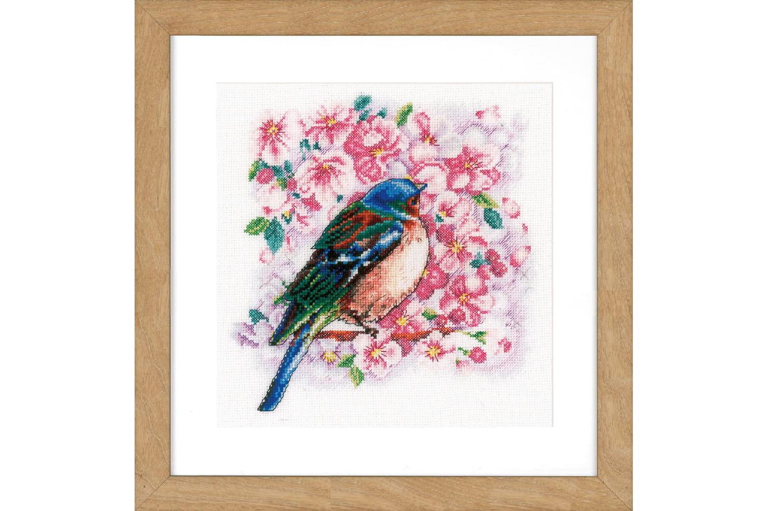 Vervaco Gro-pn-0147275 - Bird Between Blossom - Counted Cros