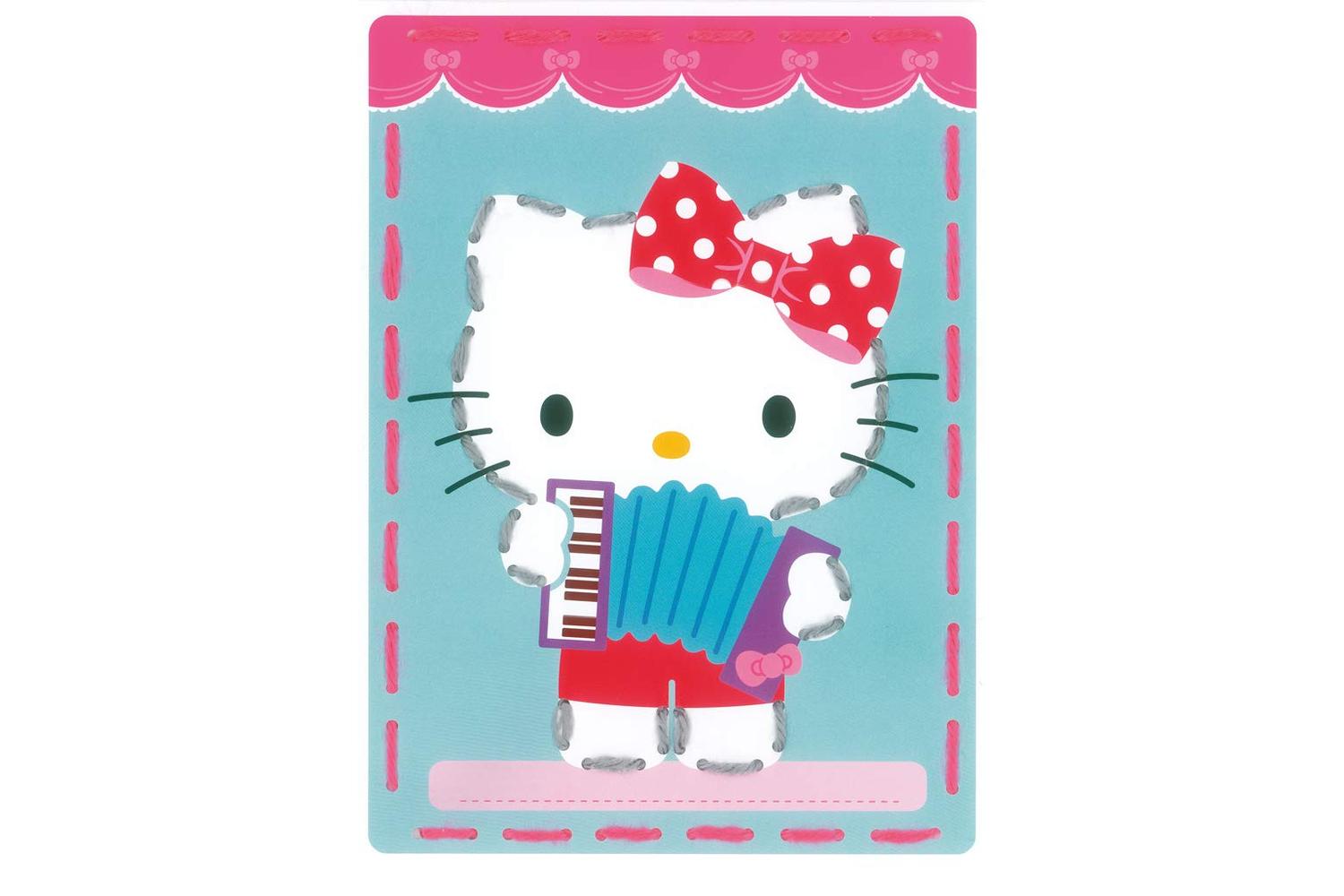 Vervaco Gro-pn-0157762 - Embroidery Kit Printed Cards Kitty-2