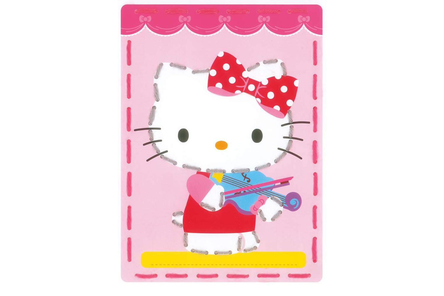 Vervaco Gro-pn-0157762 - Embroidery Kit Printed Cards Kitty-3
