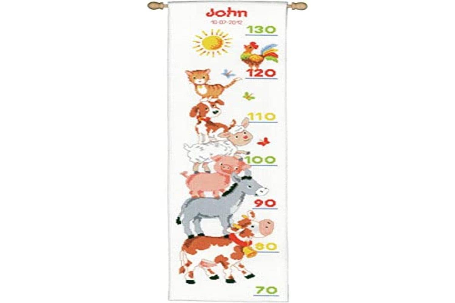 Vervaco Gro-pn-0144082 - Hchart Farm Animals - Counted Cross