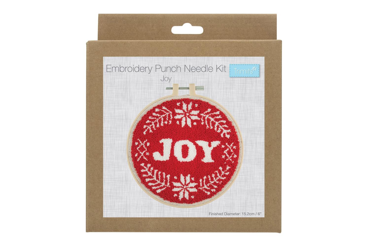 Trimits Gro-gck163 - Fls Pn Joy - Punch Needle Kit Floss And-2