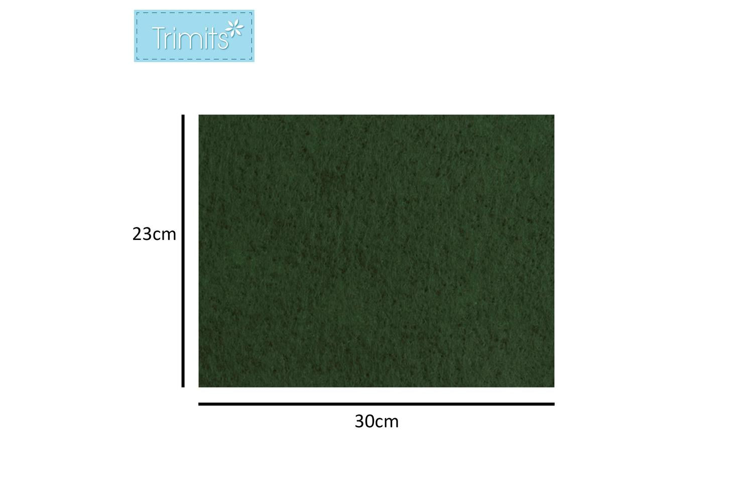 Trimits Gro-af01\26 - Afelt 23x30cm Pk10 - Felt Acrylic 23 X-3