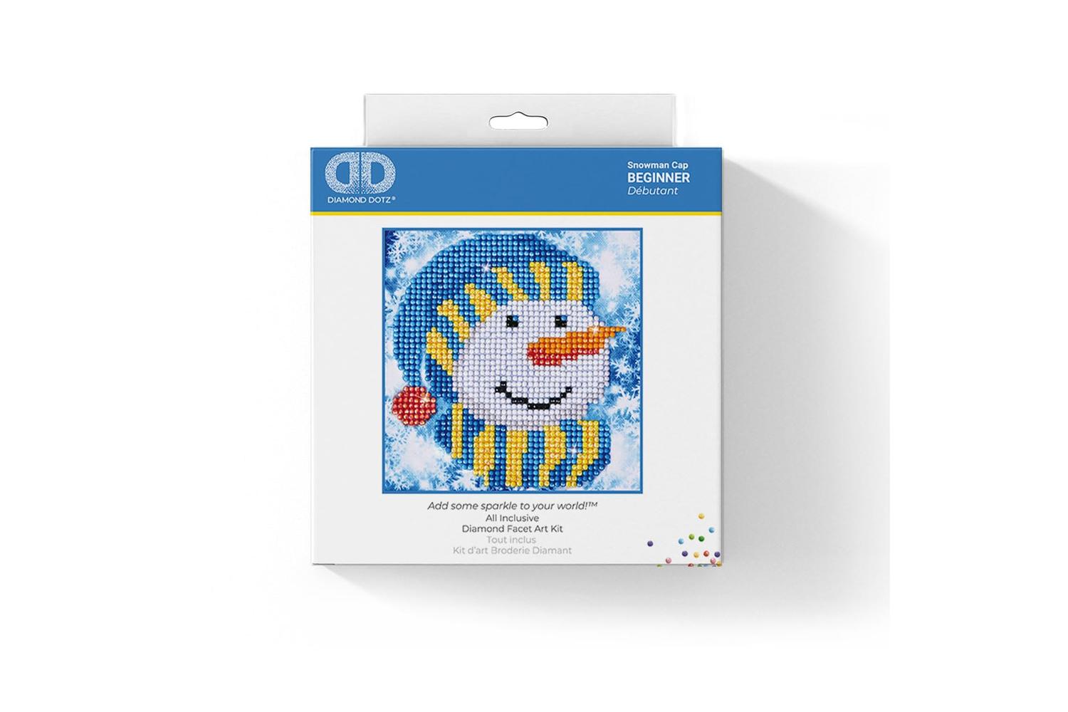 Diamond Dotz Gro-dd2.034 - Snowman Cap - Diamond Painting Ki-3