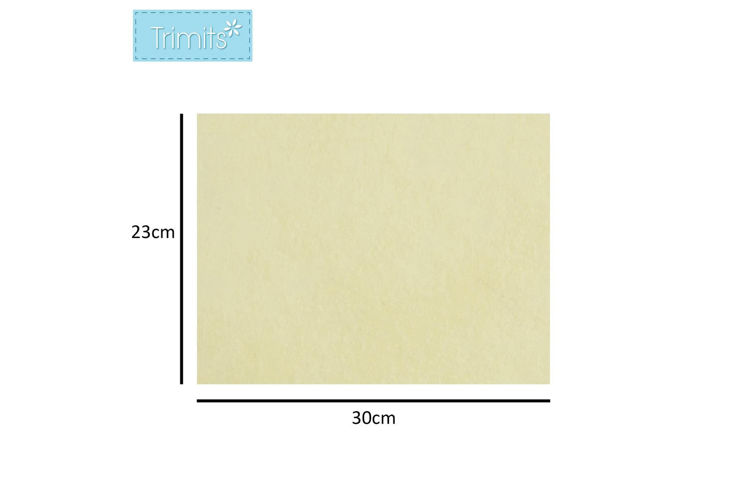 Trimits Gro-af01\27 - Afelt 23x30cm Pk10 - Felt Acrylic 23 X-3