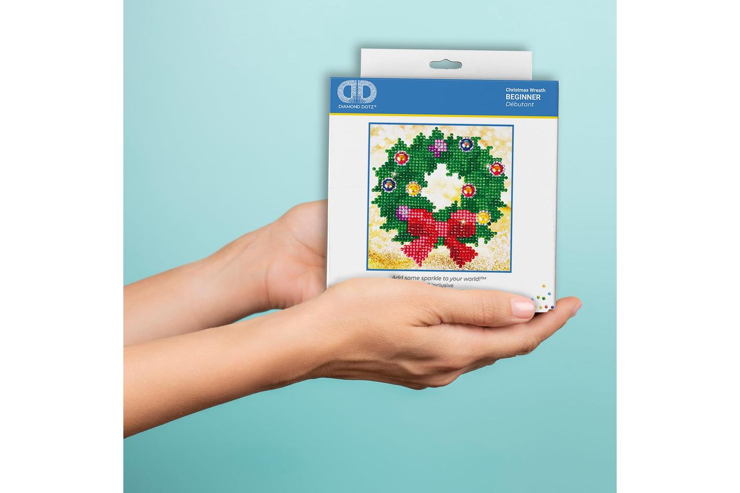 Diamond Dotz Gro-dd2.037 - Xmas Wreath - Diamond Painting Ki-3