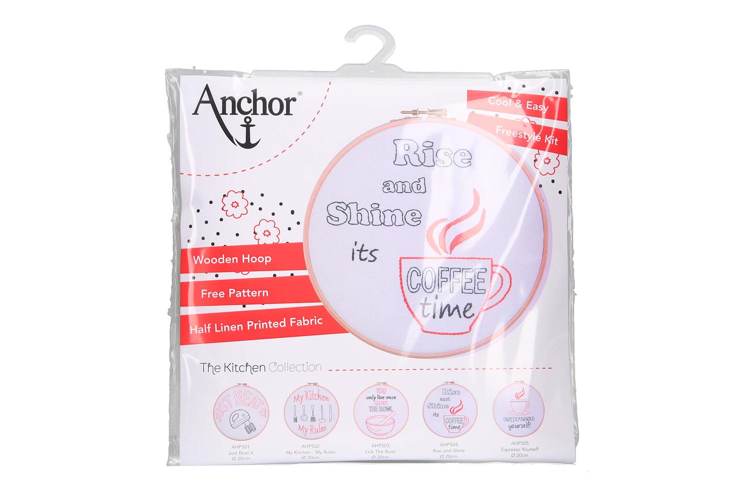 Anchor Gro-ahp504 - Riseshine Cofftime - Embroidery Kit With-2