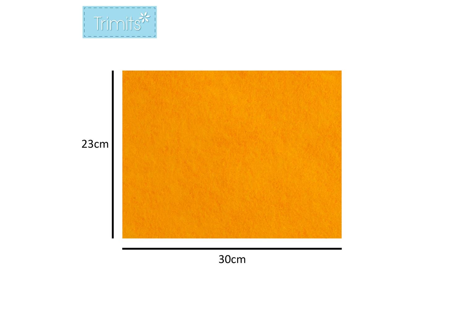Trimits Gro-af01\03 - Afelt 23x30cm Pk10 - Felt Acrylic 30 X-3