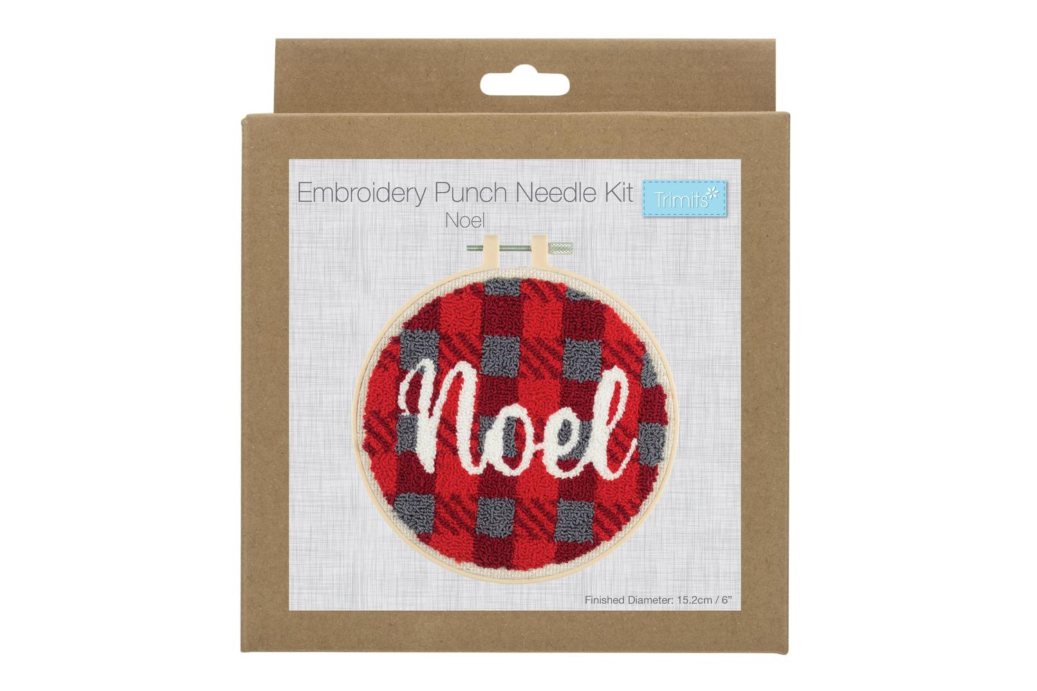 Trimits Gro-gck179 - Fls Pn Noel - Punch Needle Kit Floss An-2