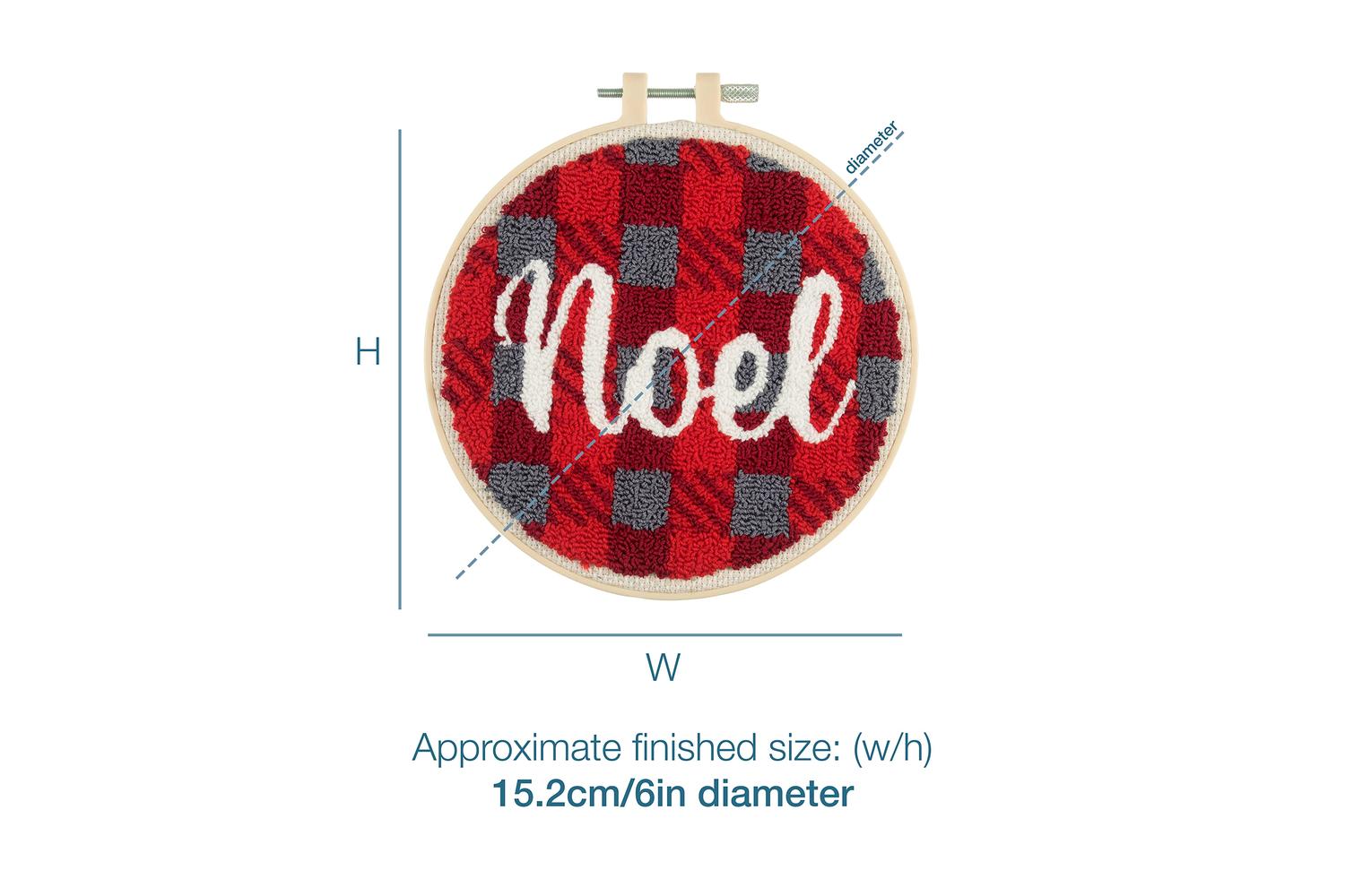 Trimits Gro-gck179 - Fls Pn Noel - Punch Needle Kit Floss An-4