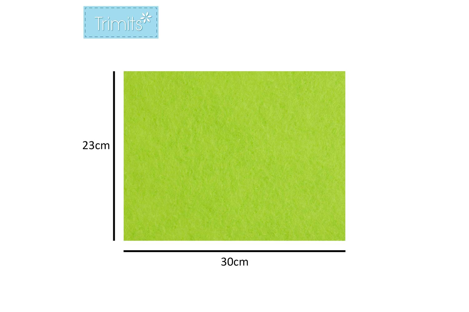 Trimits Gro-af01\13 - Afelt 23x30cm Pk10 - Felt Acrylic 23 X-3