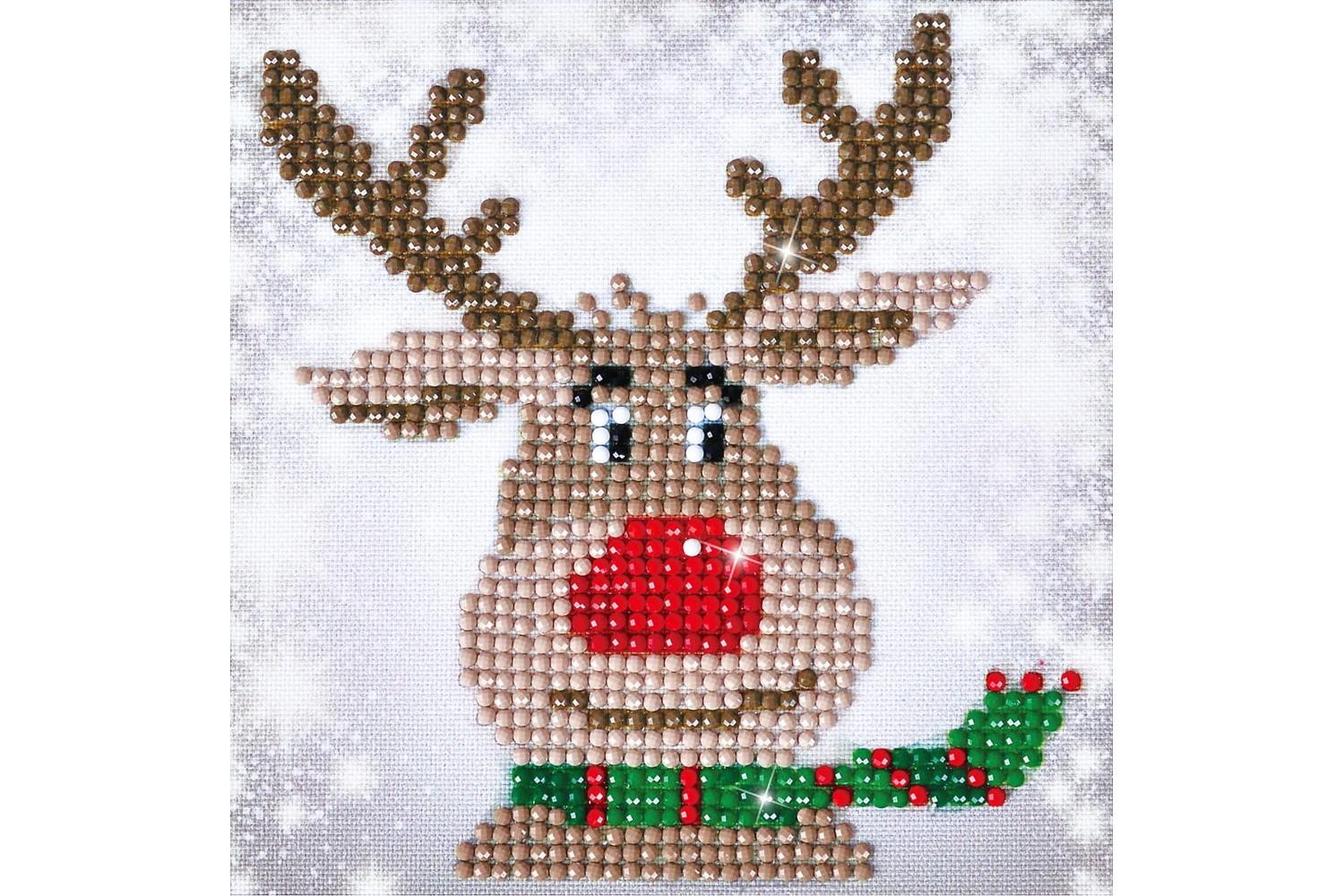 Diamond Dotz Gro-dd2.028 - Xmas Reindeer - Diamond Painting