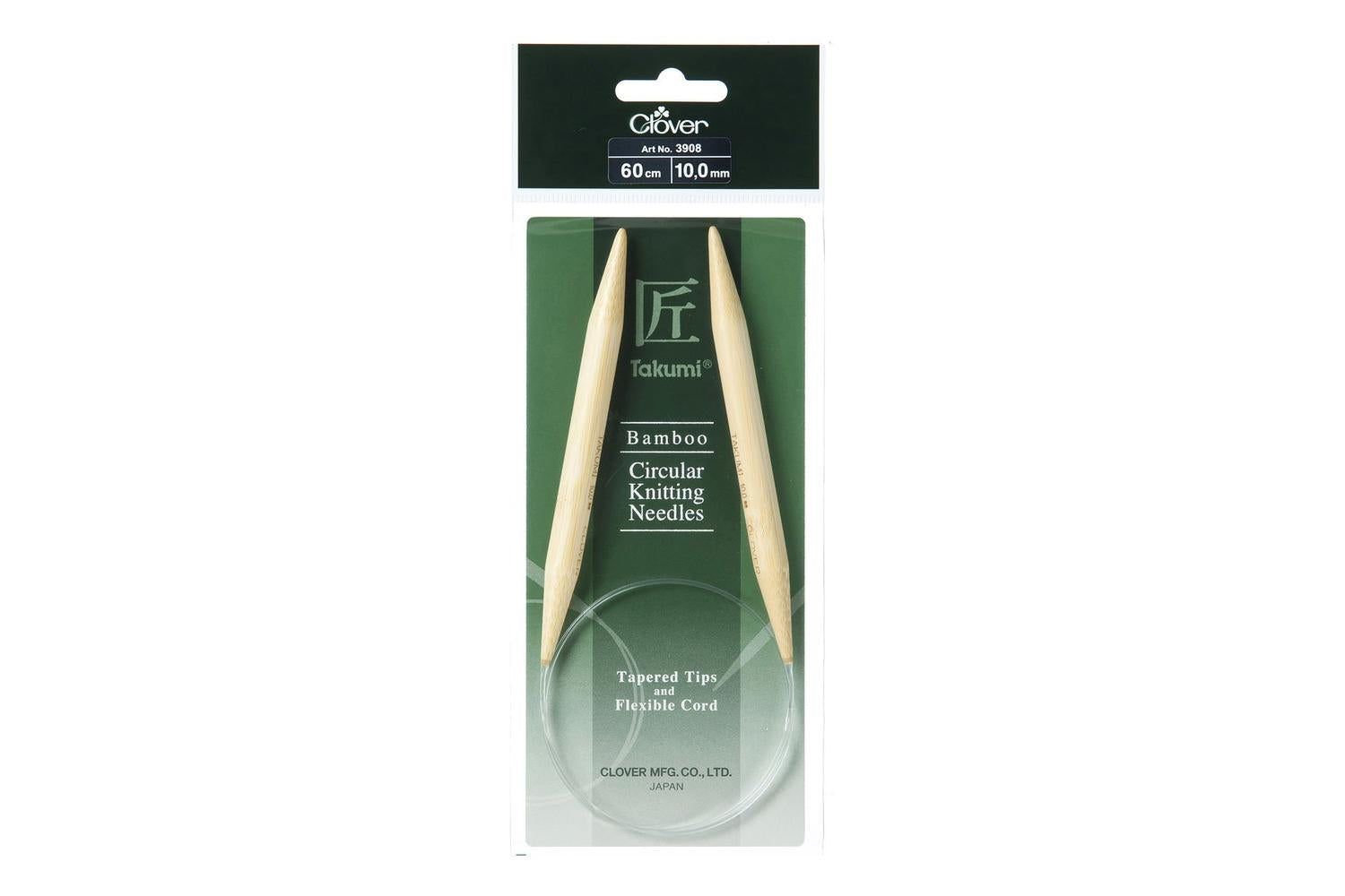 Clover Gro-cl3908 - Knitting Pins Circular Fixed Takumi Bamb