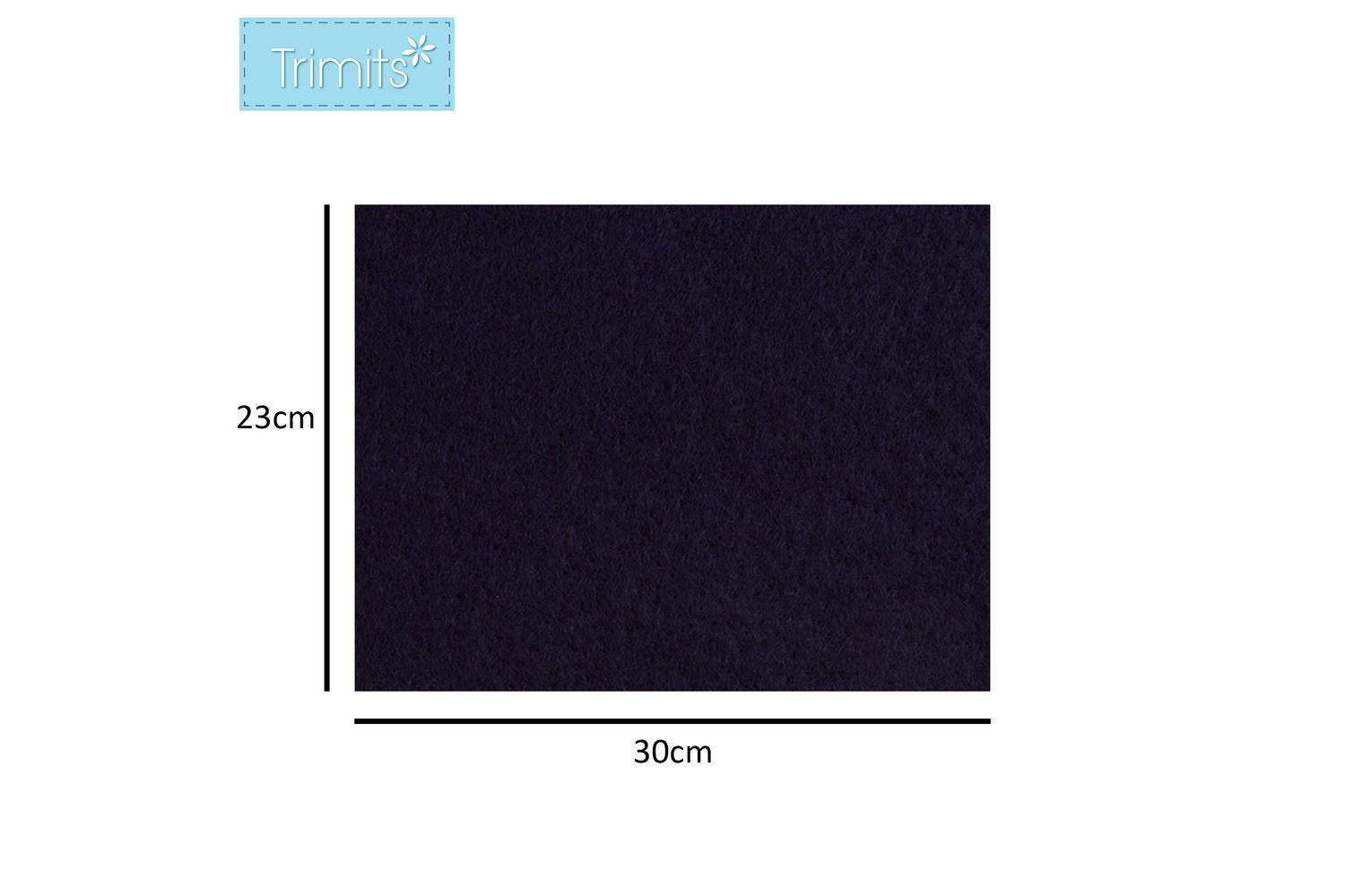 Trimits Gro-af01\12 - Afelt 23x30cm Pk10 - Felt Acrylic 23 X-3