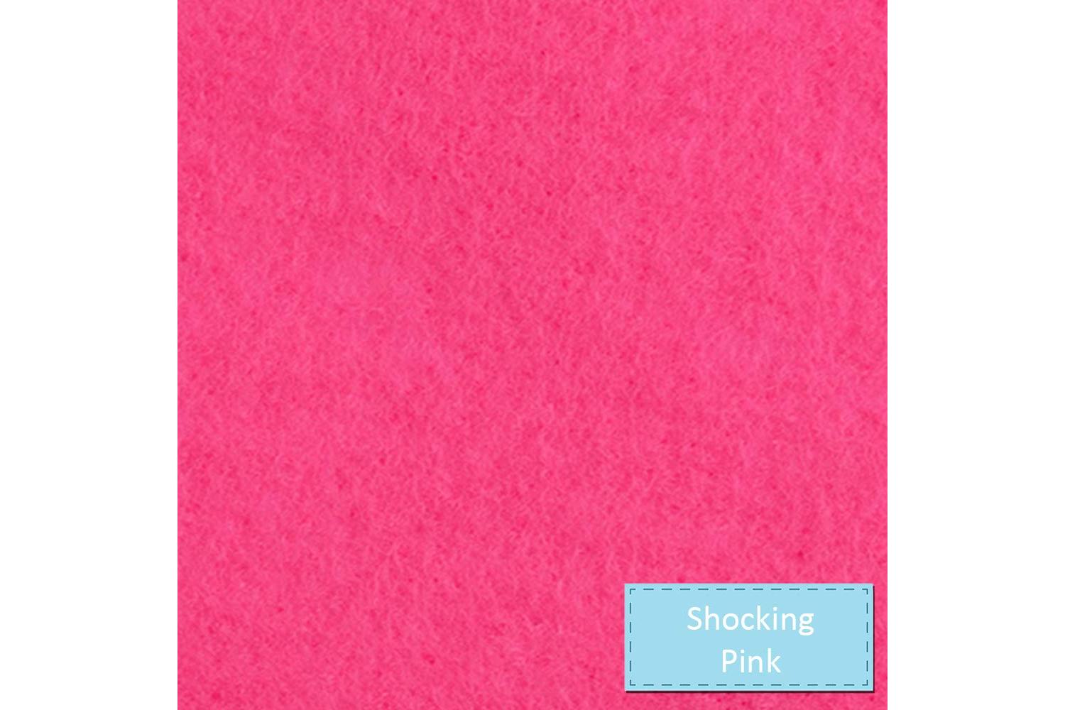 Trimits Gro-af01\05 - Felt Acrylic 23 X 30cm Shocking Pink 1-4