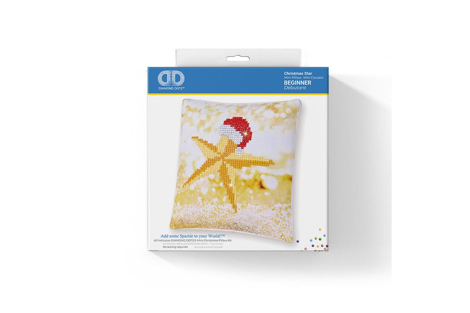 Diamond Dotz Gro-ddp2.035 - Pillow Xmas Star - Diamond Paint-3