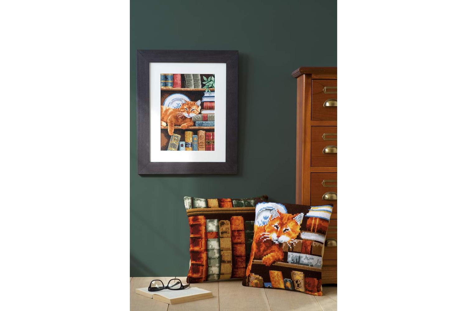 Vervaco Gro-pn-0150893 - Cushion Books - Cross Stitch Kit Cu-2