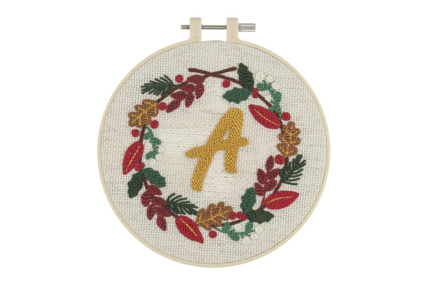 Trimits Gro-gck128 - Punch Needle Kit Floss And Hoop Christm