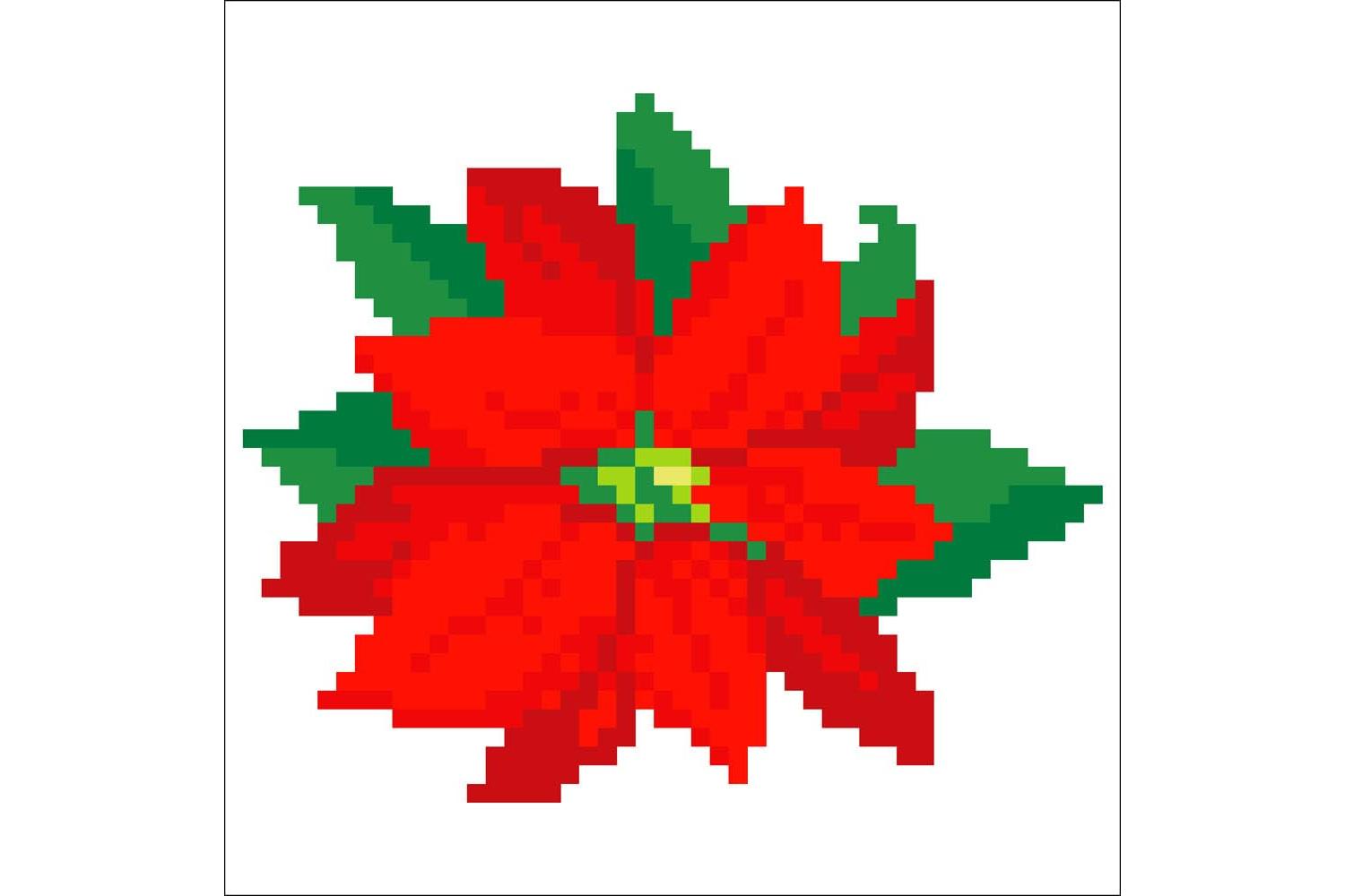 Diamond Dotz Gro-ddp2.025 - Pillow Poinsettia - Diamond Pain-2