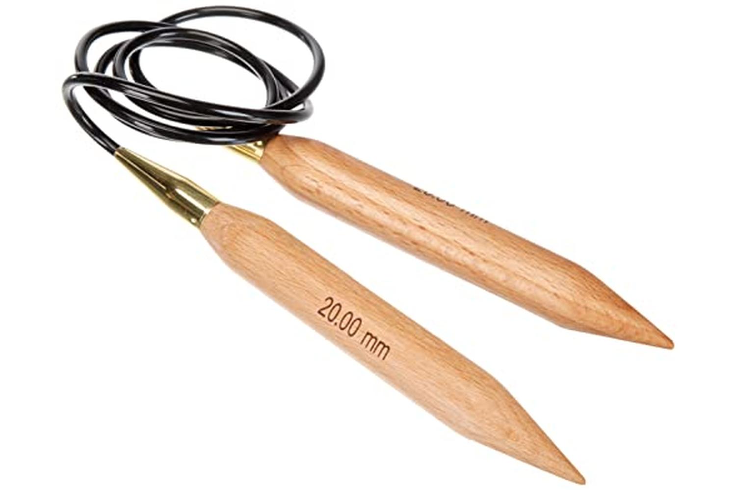 Knitpro Gro-kp35360 - Jumbo Birch Knitting Pins Circular Fix