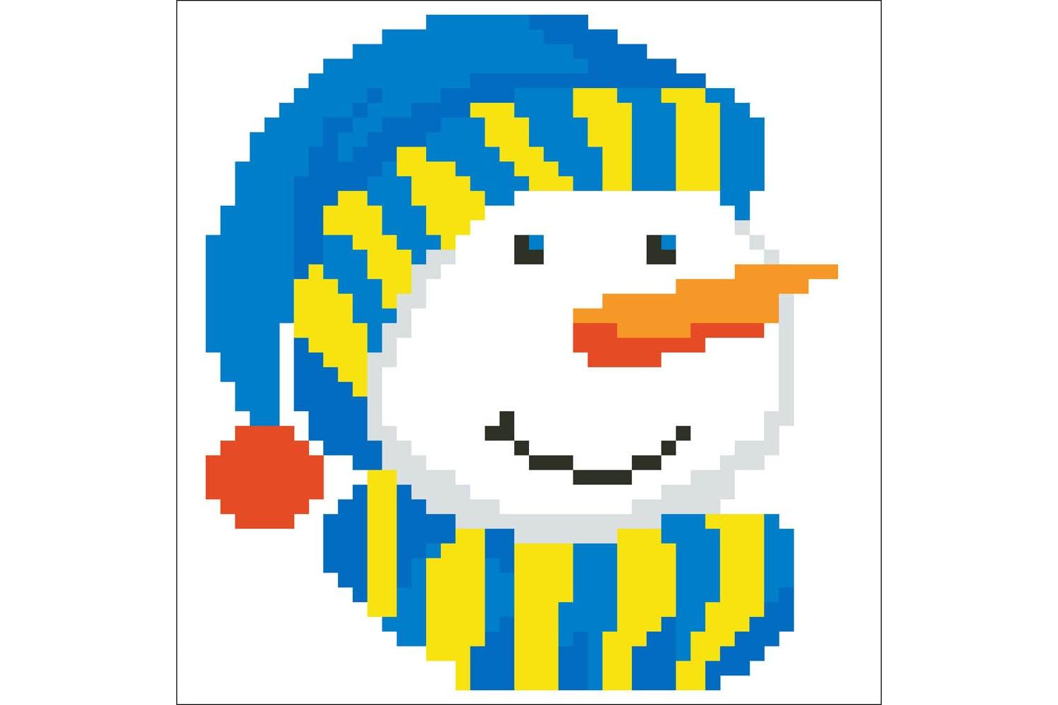 Diamond Dotz Gro-ddp2.034 - Pillow Snowman Cap - Diamond Pai-2