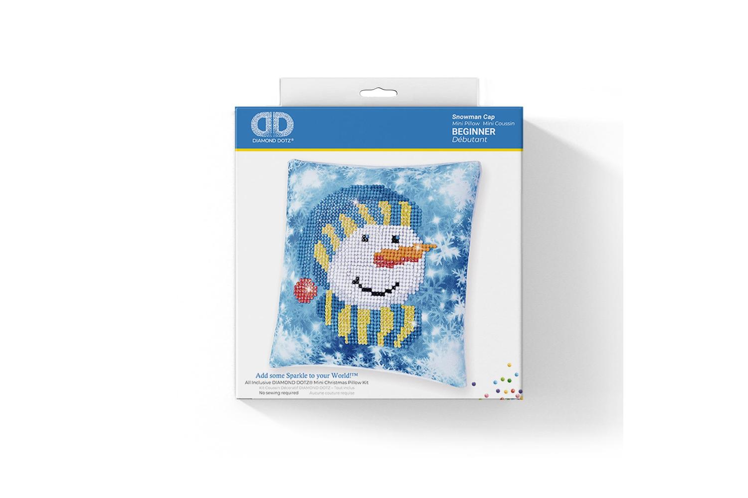 Diamond Dotz Gro-ddp2.034 - Pillow Snowman Cap - Diamond Pai-3