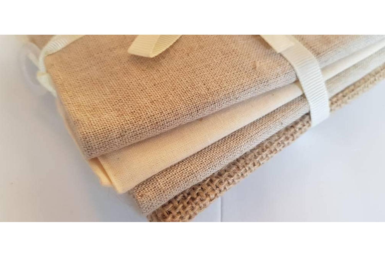 Trimits Gro-la121 - Fq Pack Natural Pk4 - Fat Quarter Pack N-3