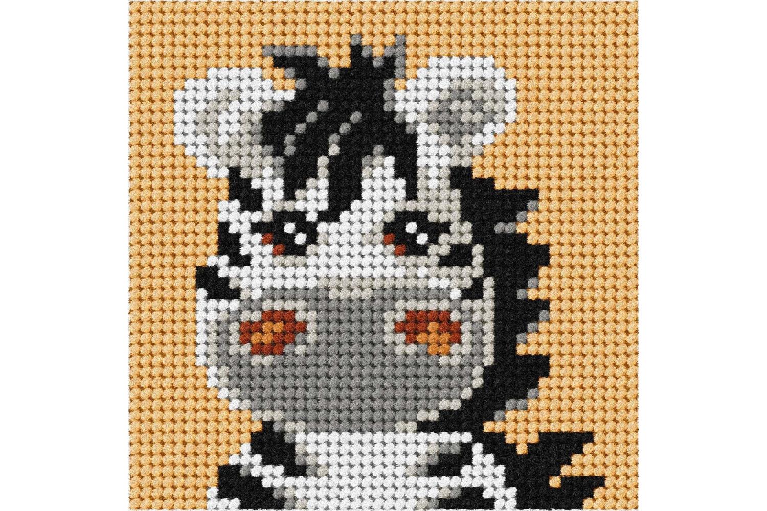 Orchidea Gro-orc.6725 - Emb 1st Zebra - Needlepoint Kit My F