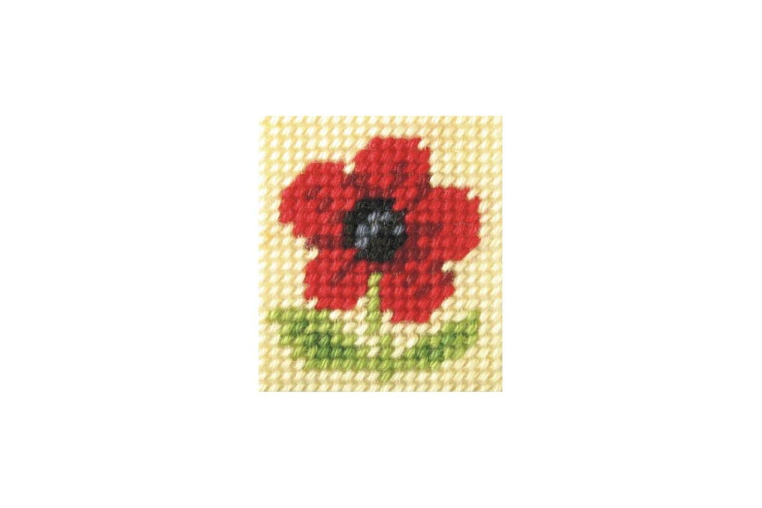 Orchidea Gro-orc.9712 - Emb Kit Poppy - Needlepoint Kit My F