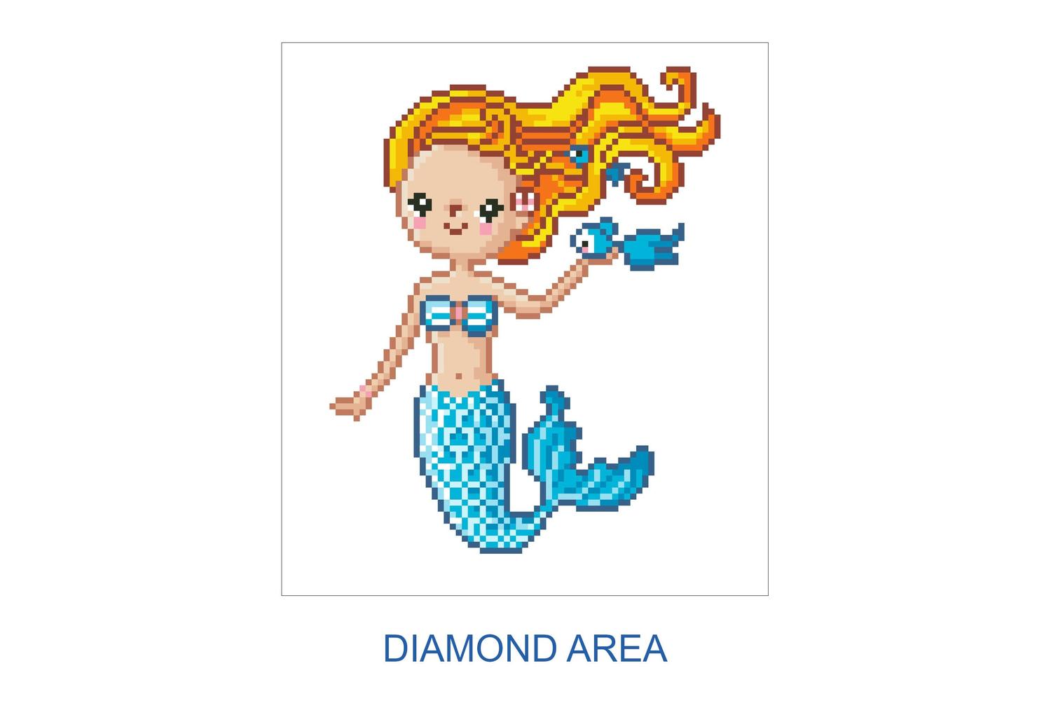 Diamond Dotz Gro-dd3.022 - Sweet Swimmer - Diamond Painting-2