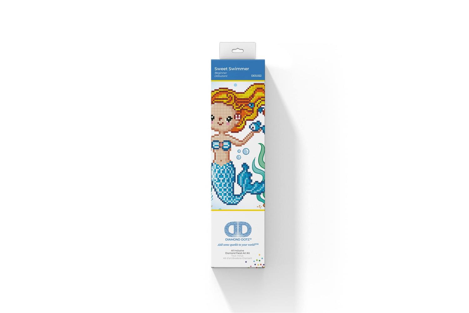 Diamond Dotz Gro-dd3.022 - Sweet Swimmer - Diamond Painting-4