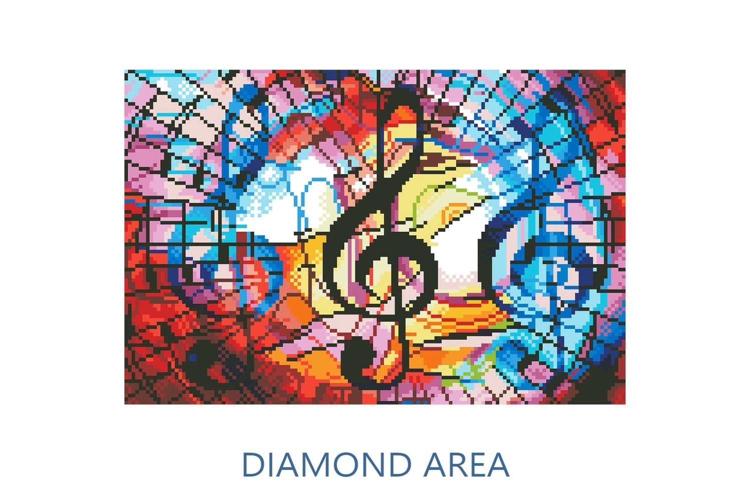 Diamond Dotz Gro-dd7.036 - Triple Treble - Diamond Painting-2