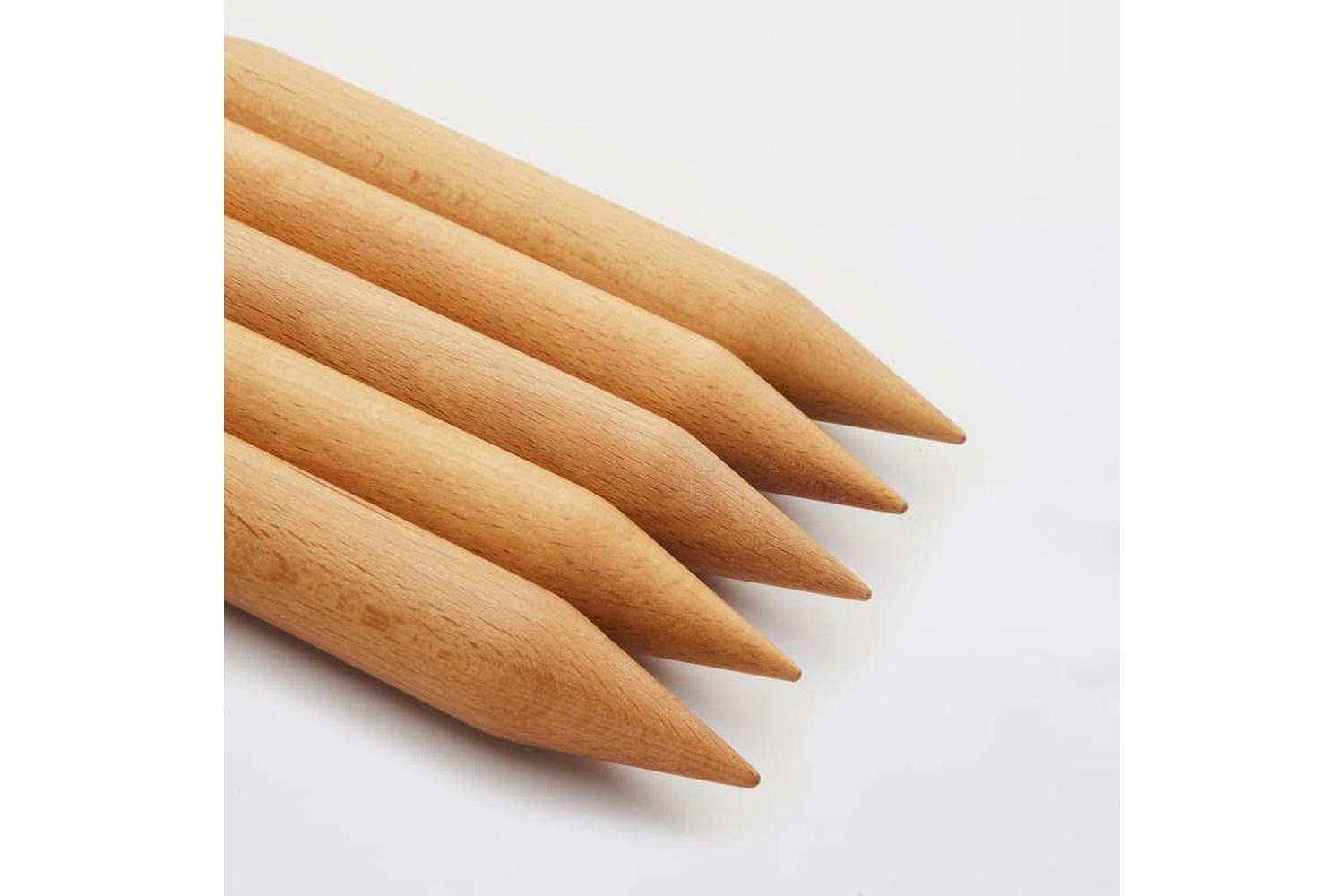 Knitpro Gro-kp35130 - Jumbo Birch Knitting Pins Double-ended-2