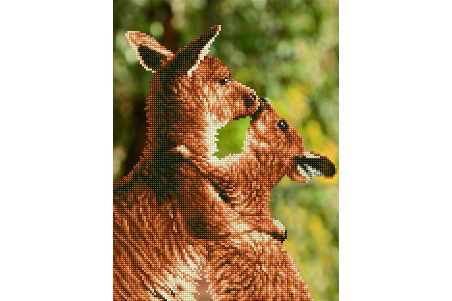 Diamond Dotz Gro-dd6.001 - Kissing Kangas - Diamond Painting