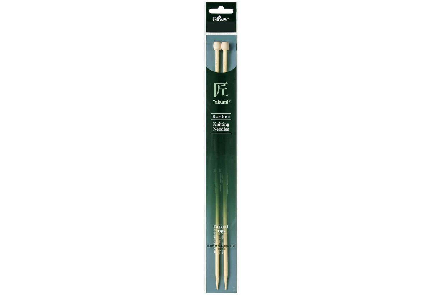 Clover Gro-cl3715 - Knitting Pins Single-ended Takumi Bamboo