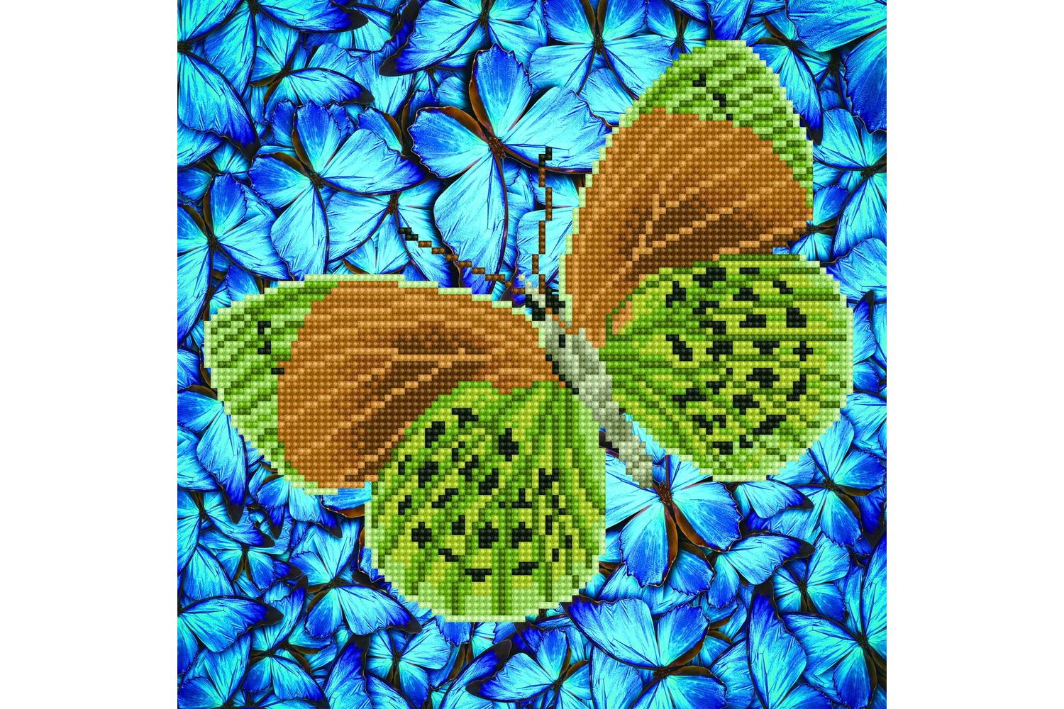 Diamond Dotz Gro-dd5.022 - Flutterby Earth - Diamond Paintin