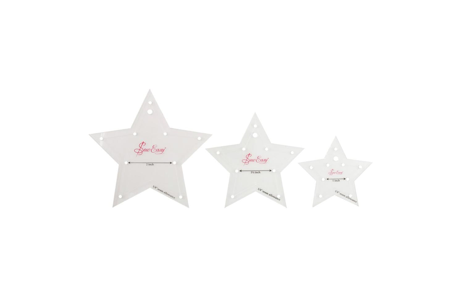 Sew Easy Gro-nl4149 - Tset Mini Stars - Template Set Mini St-3