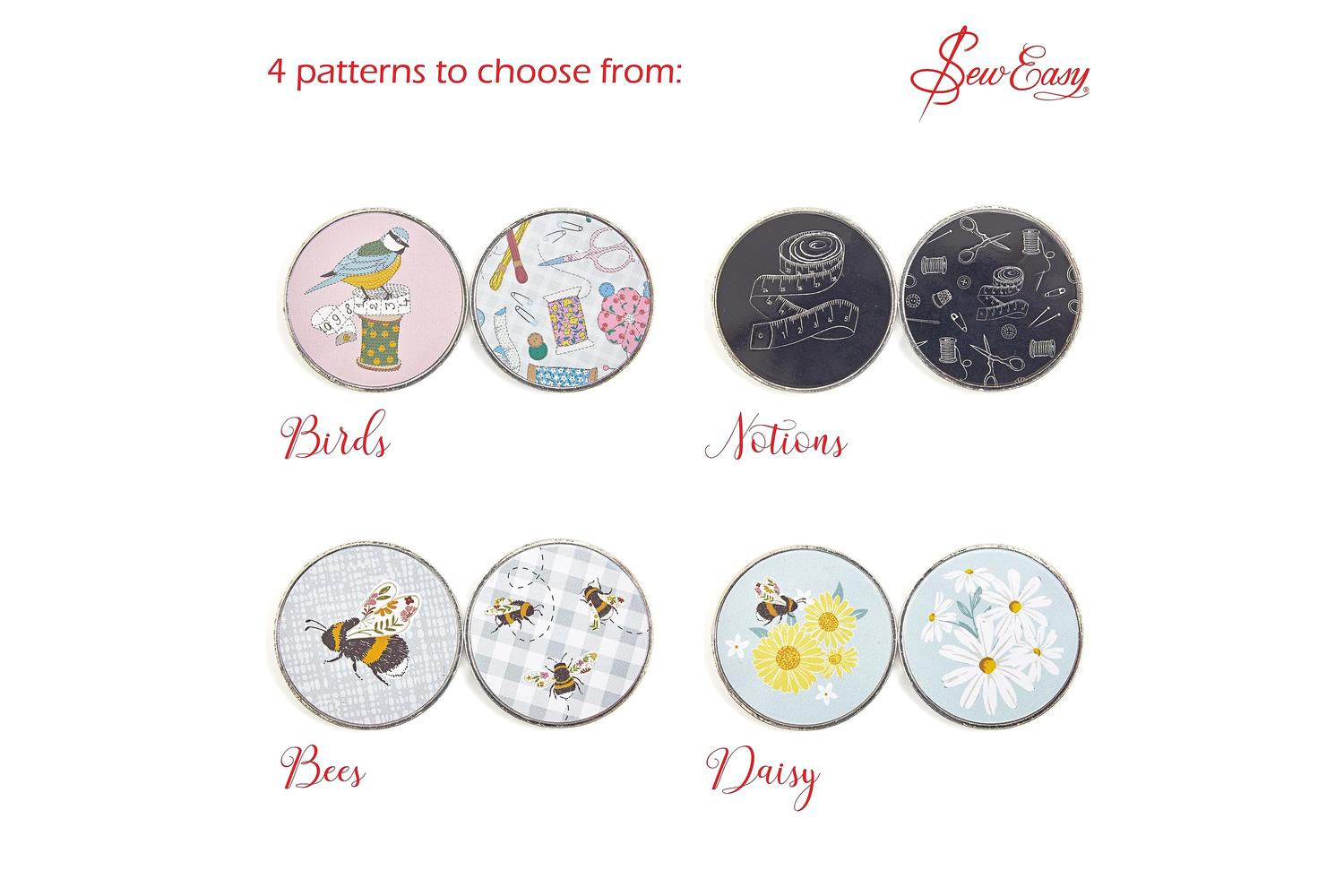 Sew Easy Gro-er907.4.3 - Fweight Pk4 Bees - Fabric Weights T-4