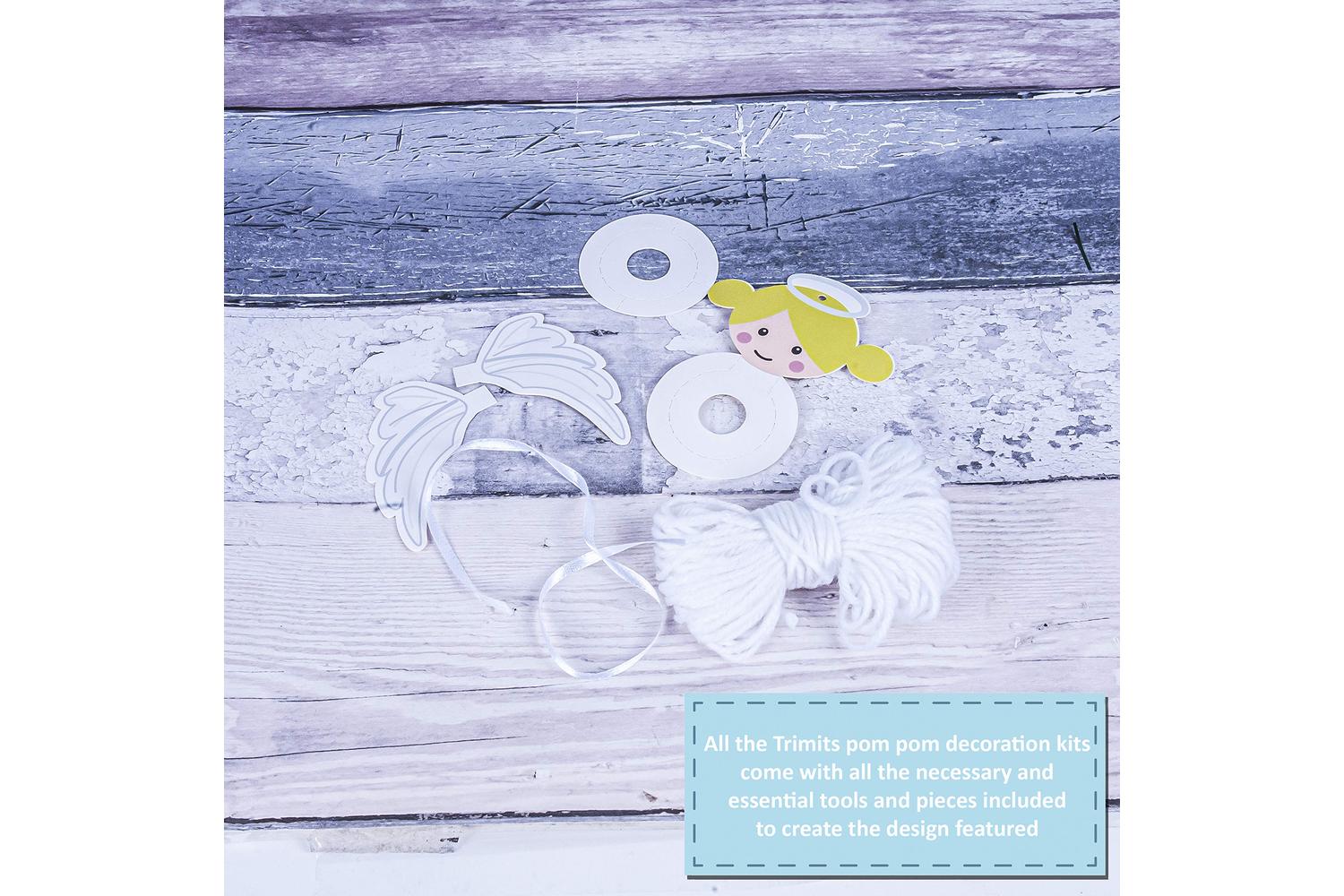 Trimits Gro-gck048 - Pom Pom Angel - Pom Pom Decoration Kit-3