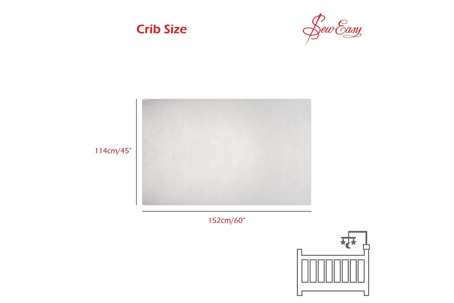 Sew Easy Gro-nlw.101 - Pwadding 45x60in - Wadding Polyester-4