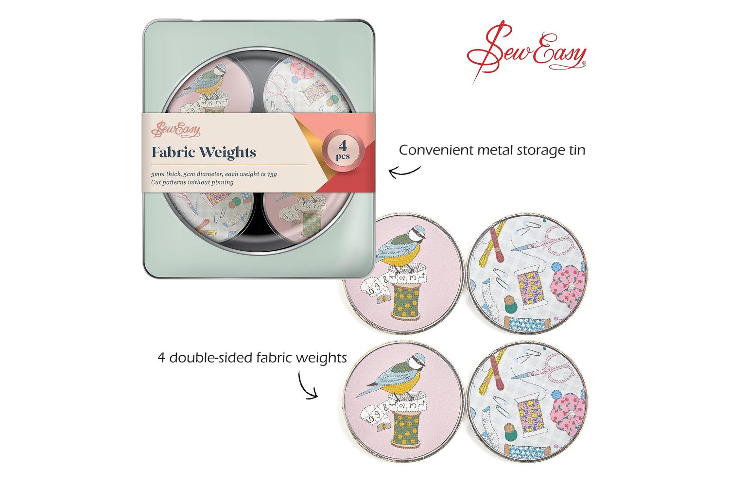 Sew Easy Gro-er907.4.1 - Fweight Pk4 Birds - Fabric Weights-2