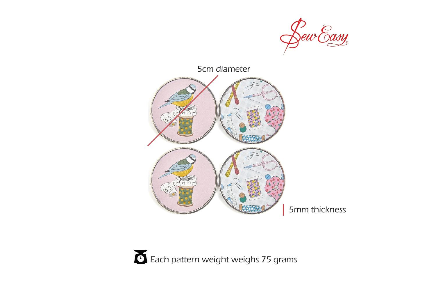 Sew Easy Gro-er907.4.1 - Fweight Pk4 Birds - Fabric Weights-3