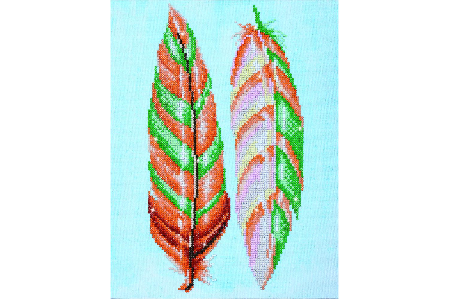 Diamond Dotz Gro-dd5.024 - Feather Whispers - Diamond Painti