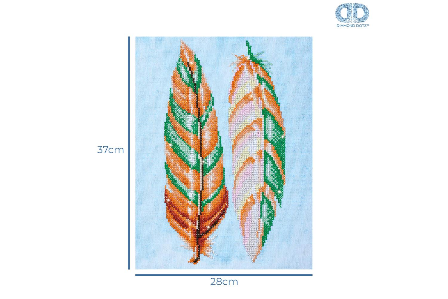 Diamond Dotz Gro-dd5.024 - Feather Whispers - Diamond Painti-3