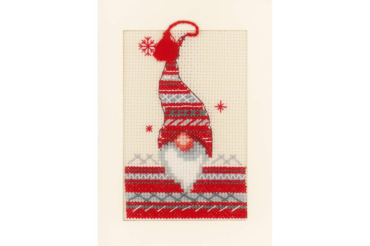 Vervaco Gro-pn-0157032 - Counted Cross Stitch Kit Cards Chri-2